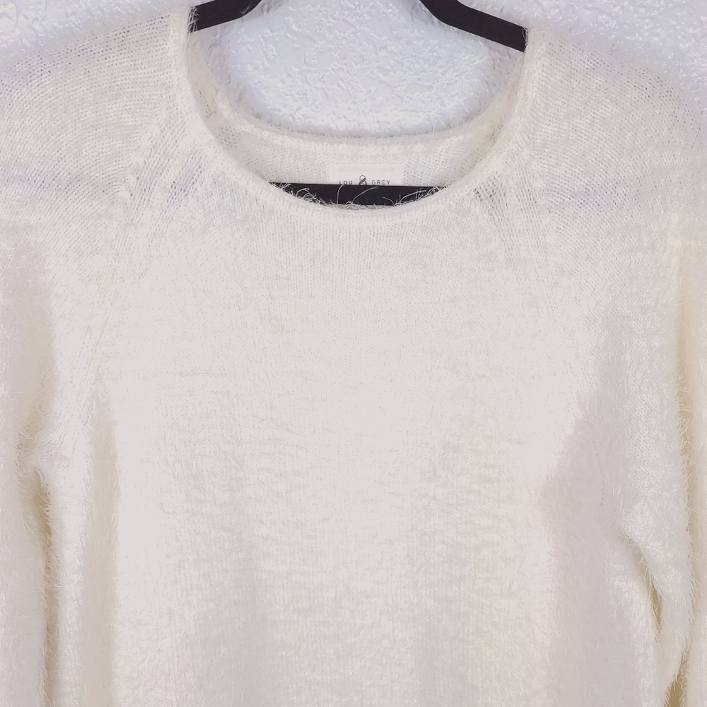 Lou & Grey Eyelash Sweater Off White - Picture 3 of 9